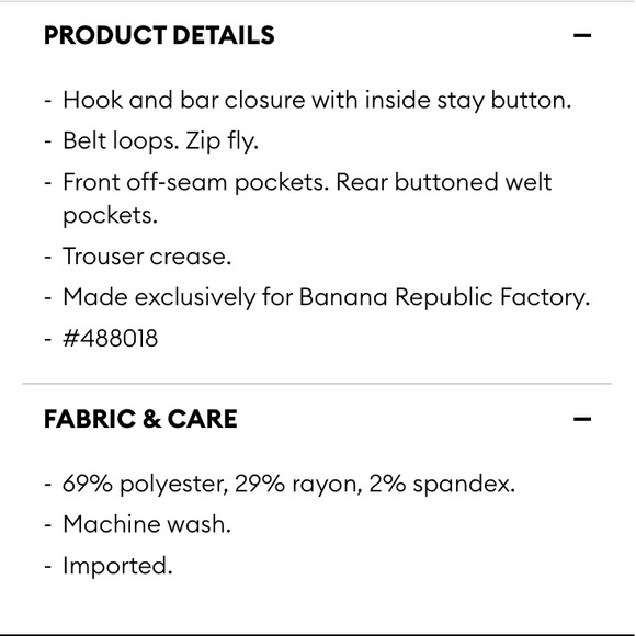 NEW Banana Republic Women’s Pants - Picture 6 of 6